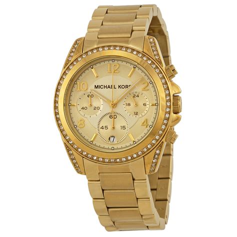 michael kors blair glitz watch|golden blair glitz mk5166.